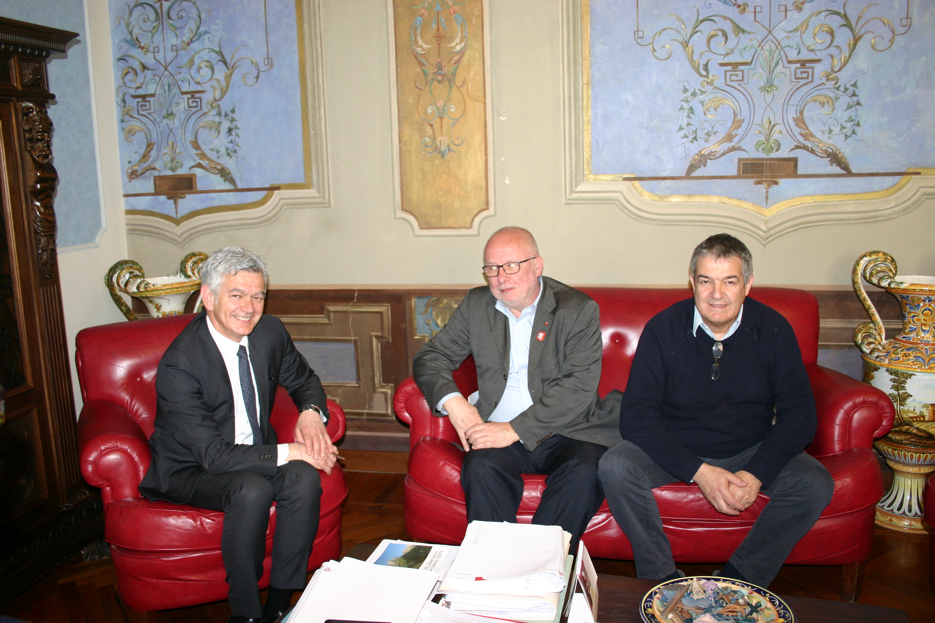 La Cgil in campagna referenderia incontra il presidente Renzo Di Sabatino
