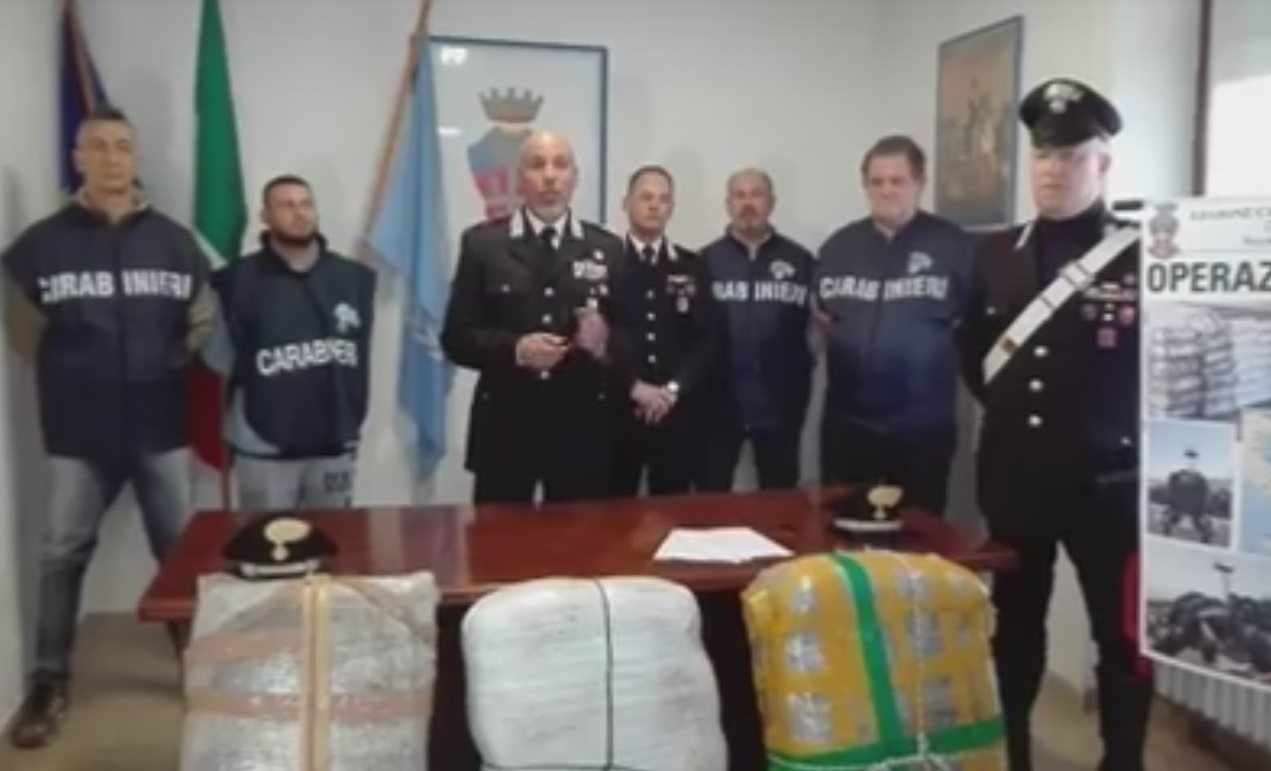 Giulianova, sequestrate 2 tonnellate di marijuana del valore di 10 milioni