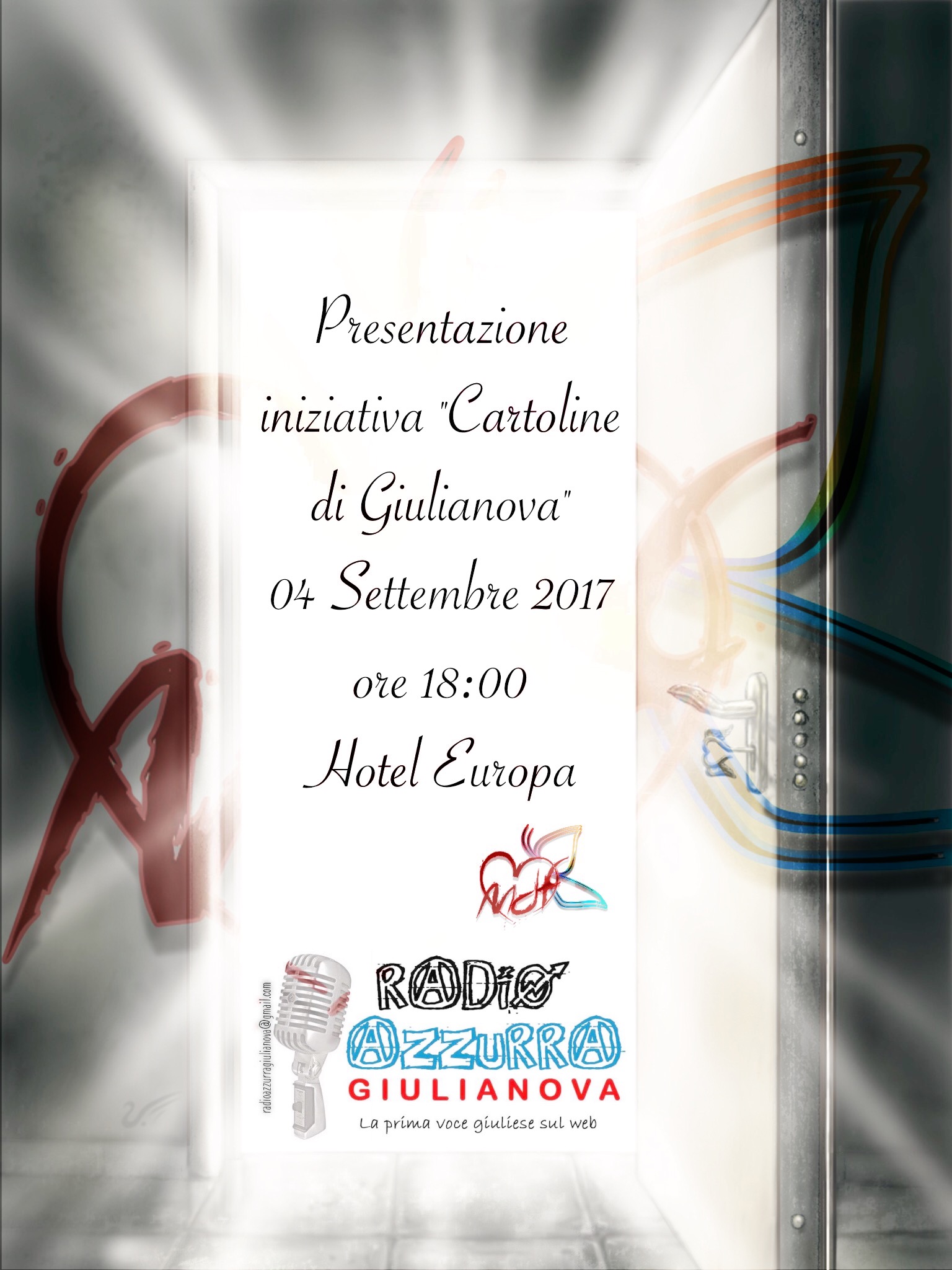 04 Settembre ore 18:00 Hotel Europa. Presentazione iniziativa “Cartoline di Giulianova”