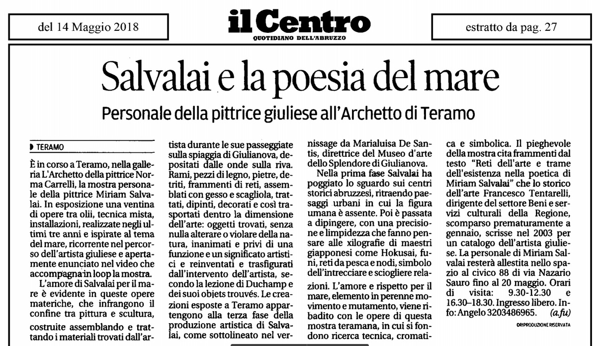 SALVALAI E LA POESIA DEL MARE